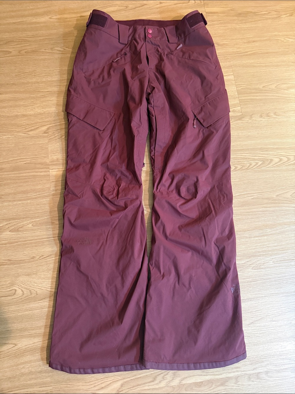 The North Face Women’s Maroon Wide Leg Dryvent Snow/Ski Pants